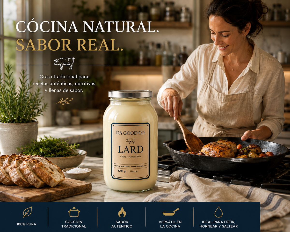 LARD - GRASA DE CERDO PREMIUM PARA COCINA TRADICIONAL