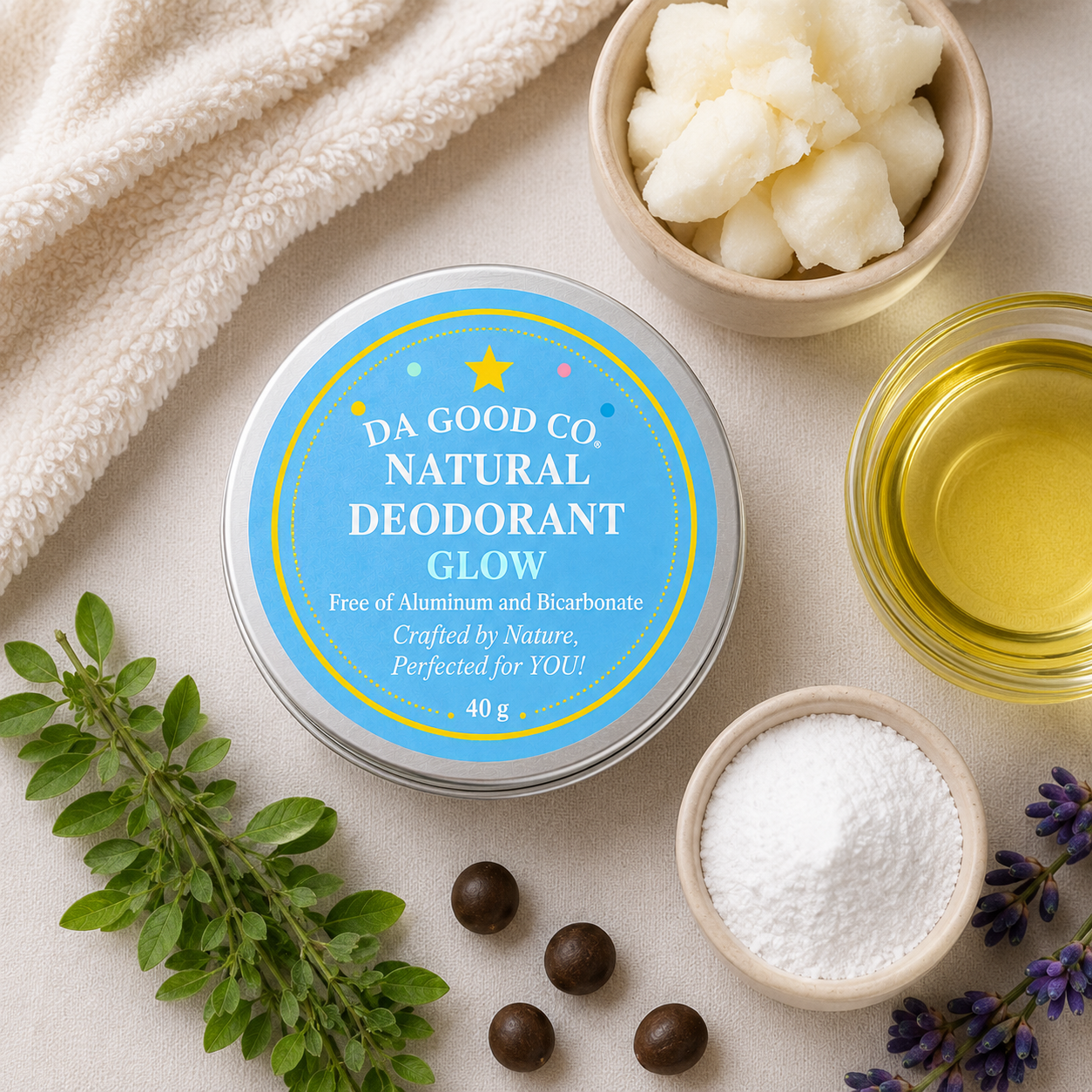 DESODORANTE NATURAL GLOW KIDS™ | Protección Natural y Fresca