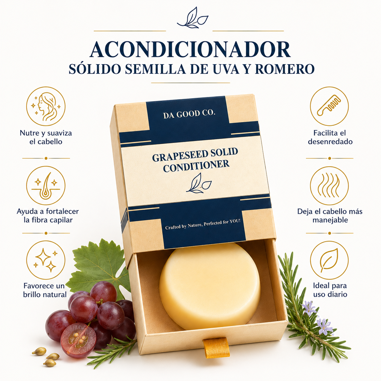 ACONDICIONADOR SEMILLA DE UVA™ | Nutrición y Suavidad Capilar