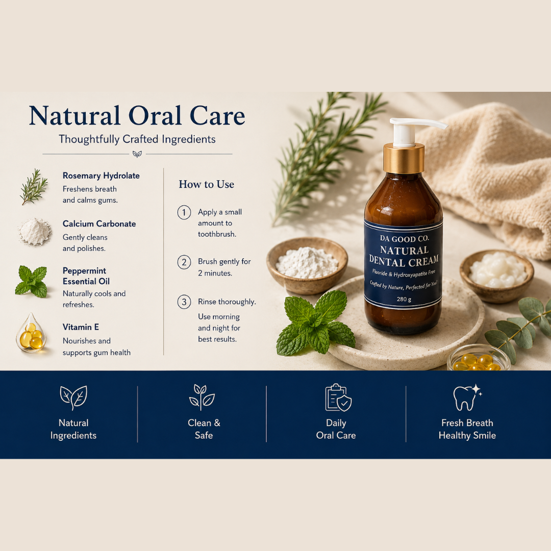CREMA DENTAL NATURAL™ | Limpieza Natural y Frescura Duradera