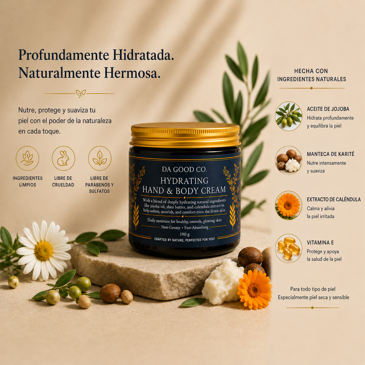 CREMA HYDRATING HAND & BODY™ | Hidratación Profunda