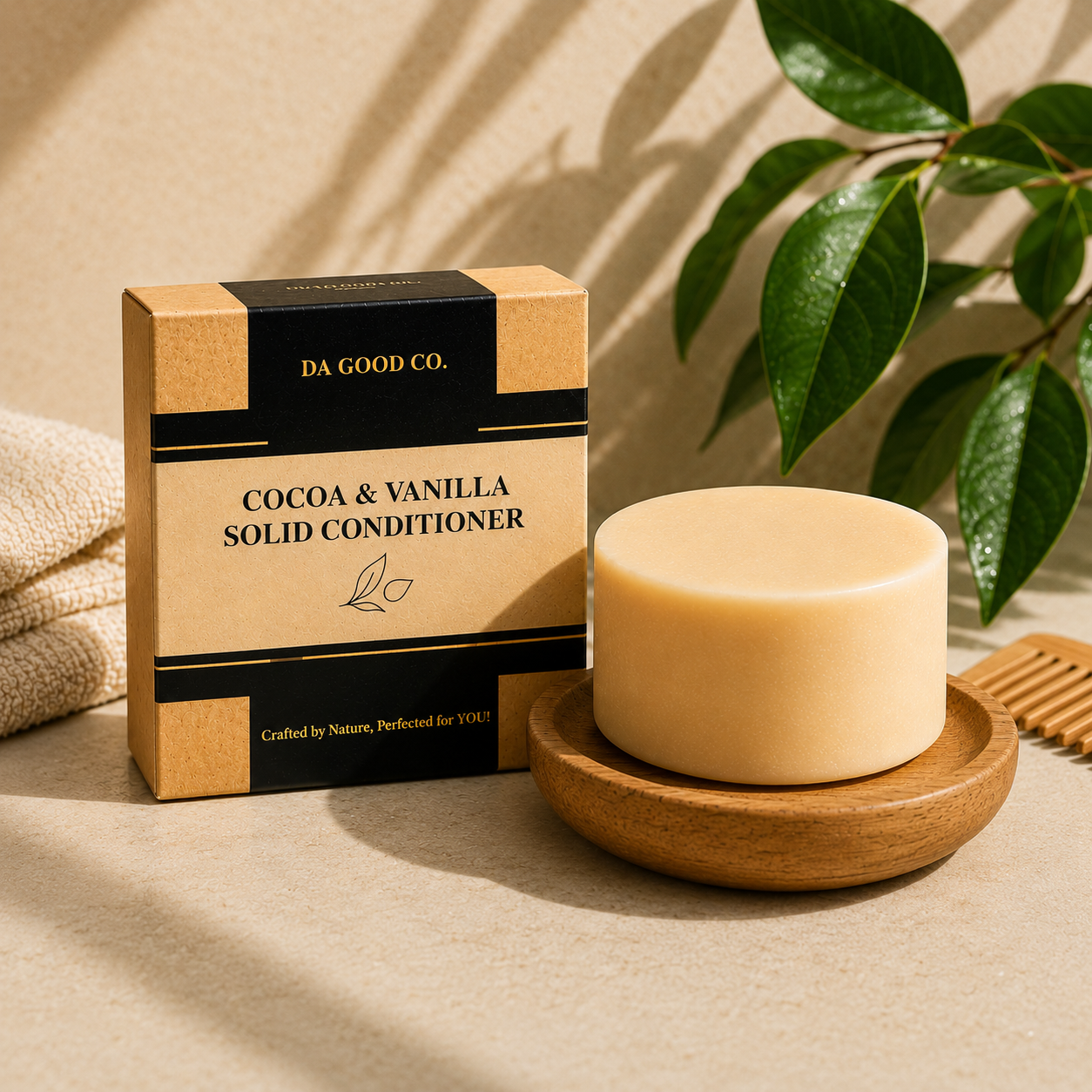 ACONDICIONADOR COCOA & VANILLA SOLID™ | Nutrición e Hidratación Capilar
